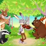 fábula la liebre y el violín