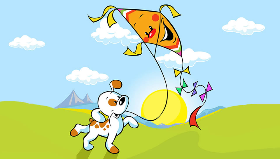 Cuento con valores: El perro y la cometa mágica Cuento con valores: El perro y la cometa mágica