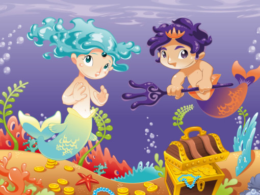 El tritón y la sirena