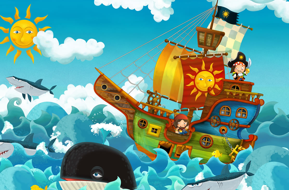 CUENTO INFANTIL: Un barco lleno de piratas | Bosque de Fantasías