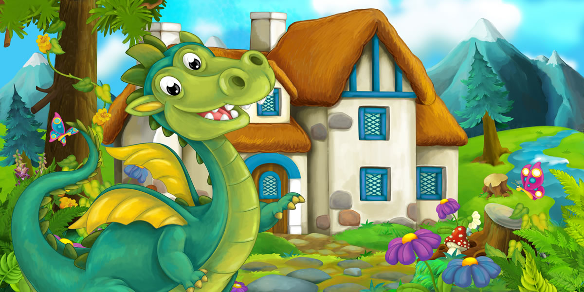 CUENTO INFANTIL El dragón amigable Bosque de Fantasías