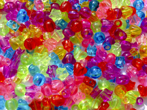 Cuentas o abalorios que cambian de color