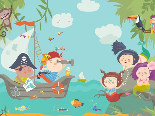 Cuento infantil: El canto que salvó a los piratas