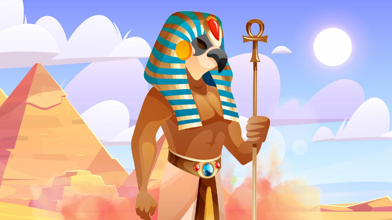 El dios Horus Características, historia y mitología para niños