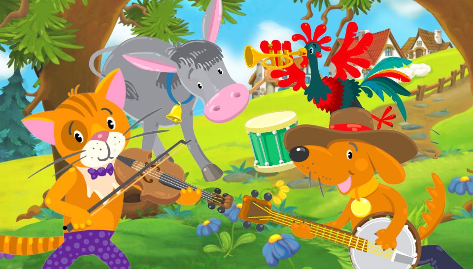 Cuento clásico Los músicos de Bremen Bosque de Fantasías