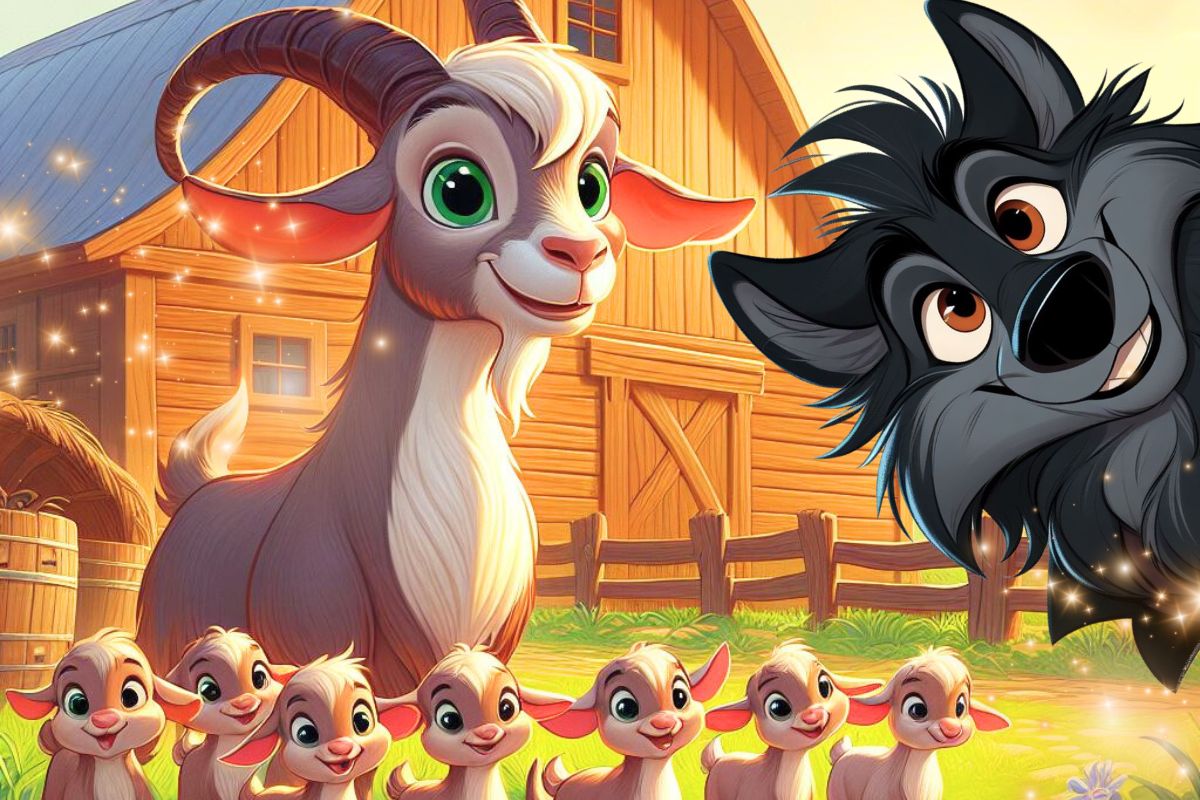 Cuento clásico de los hermanos Grimm: Los siete cabritillos y el lobo