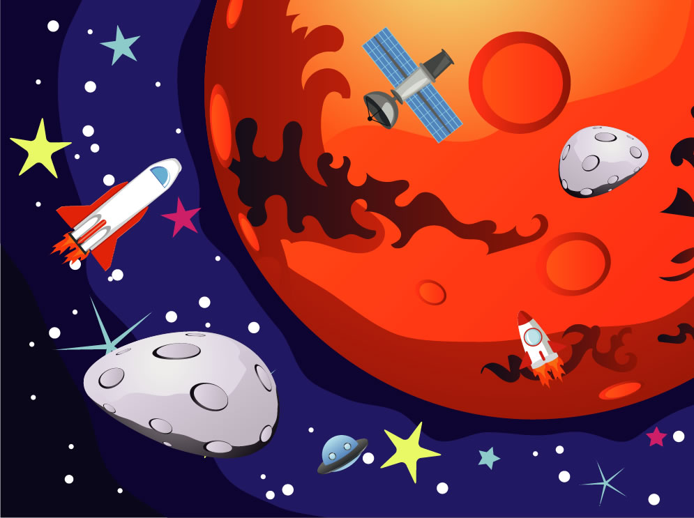 Cuento: Álex en el planeta rojo