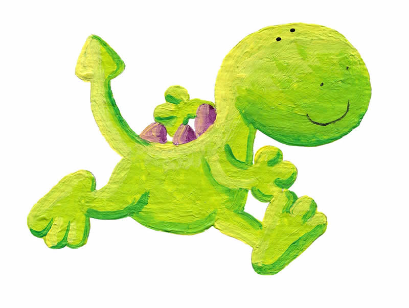 Fábula corta: El dinosaurio torpón